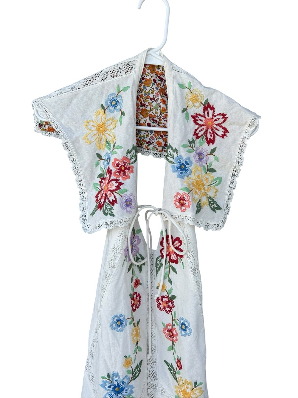 NWT Free People Willow Embroidered Mini Dress - Size Small - White - Cottagecore - Picture 4 of 16